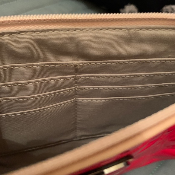 Coach Red/Tan Peyton embossed patent leather bags - Picture 5 of 5